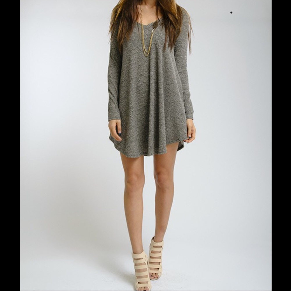🛍3/$20 Ribbed Sweater Dress NWOT